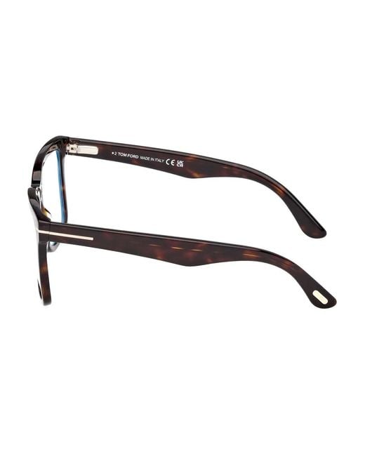 Tom Ford Brown Lunettes De Vue À Monture Carrée