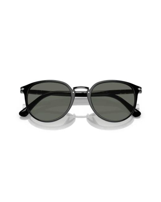 Persol Black 0po3184s Round Sunglasses for men