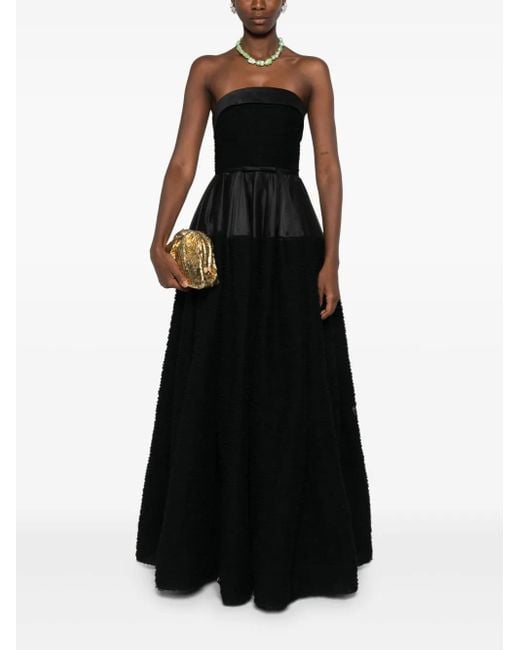 Viktor & Rolf Black Ruffled Gown