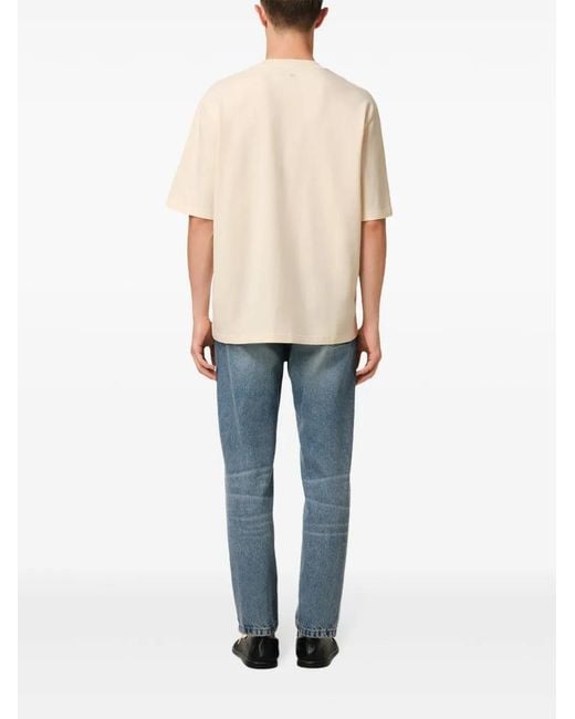 AMI White Patch T-Shirt for men