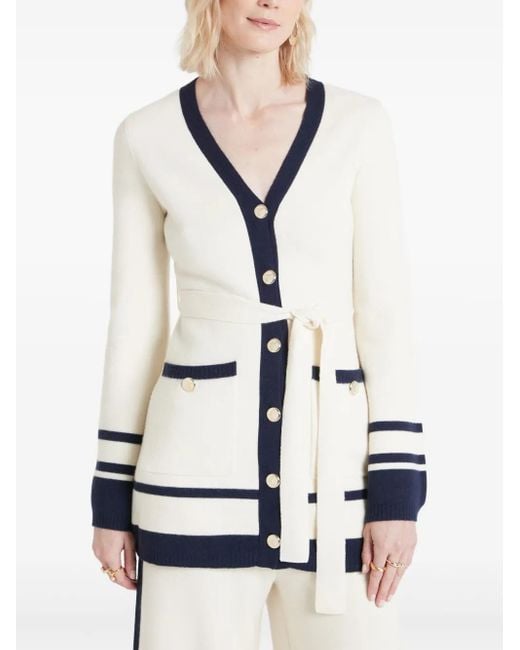 Temperley London White Ribera Cardigan