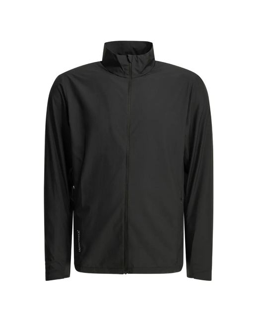 Houdini Sportswear Black Zip-Up High-Neck Jacket for men