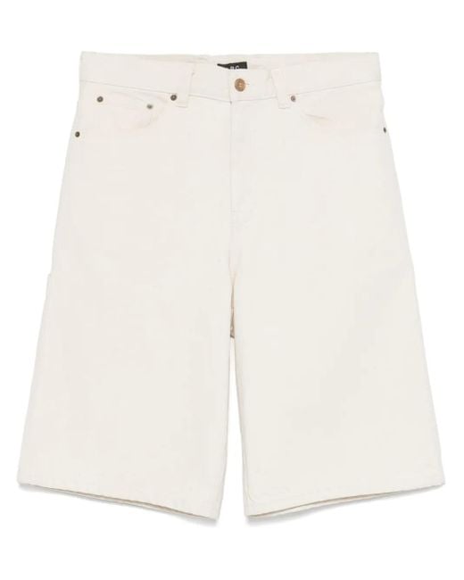 A.P.C. White Short Westland Clothing for men