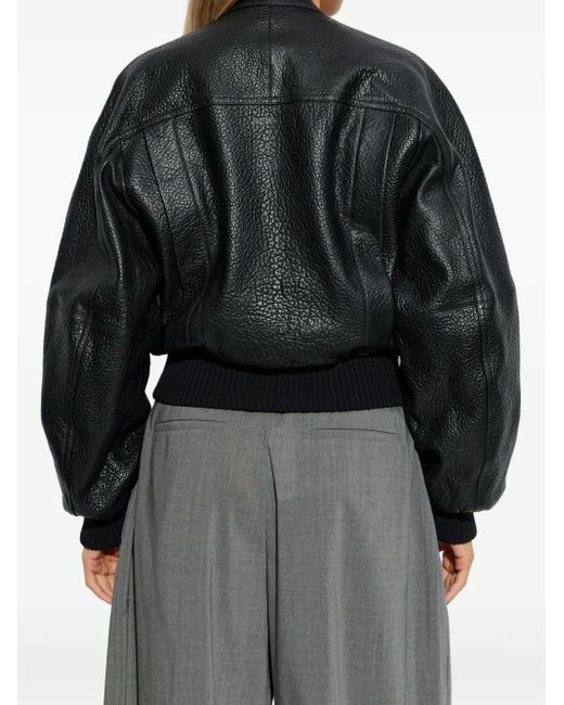 Jacquemus Black Leather Jackets