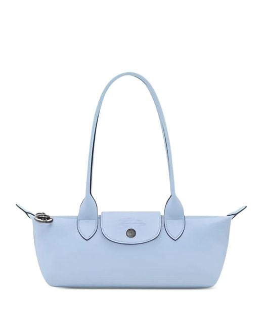 Longchamp Blue Medium Le Pliage Xtra Leather Tote Bag