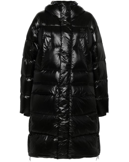 Adidas Black Long Padded Puffer Jacket