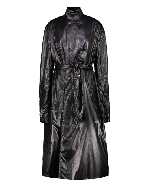 SAPIO Black N32 Ripstop Trench Coat