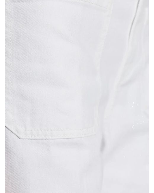 MICHAEL Michael Kors White Bootcut Jeans