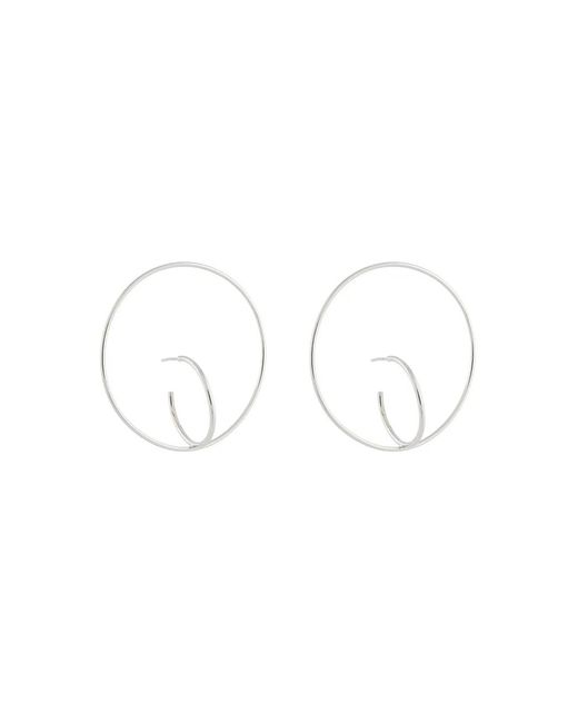 Charlotte Chesnais Metallic Double Hoop Earrings