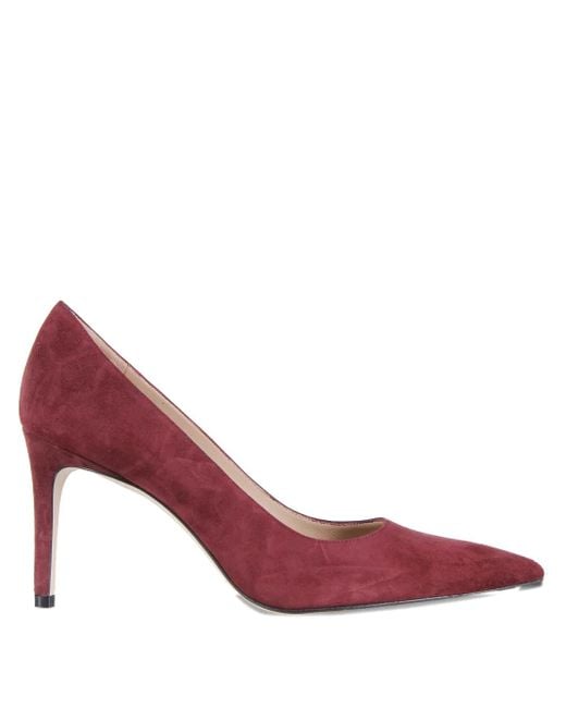 Stuart Weitzman Pink 85Mm Pointed-Toe Heeled Pumps
