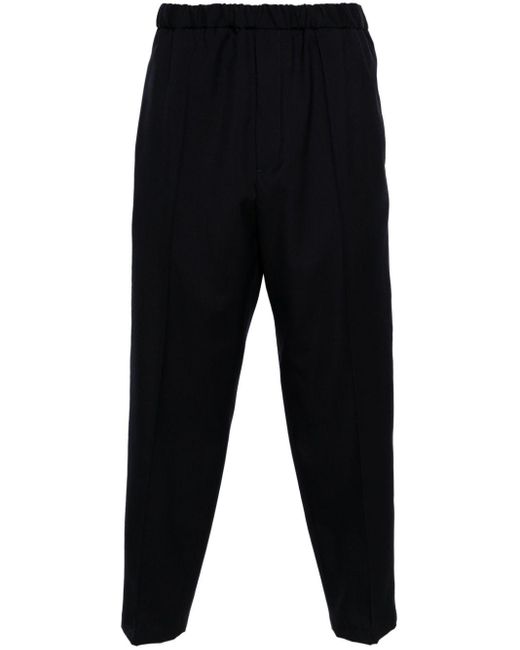 Pantaloni con vita elasticizzata di Jil Sander in Black da Uomo
