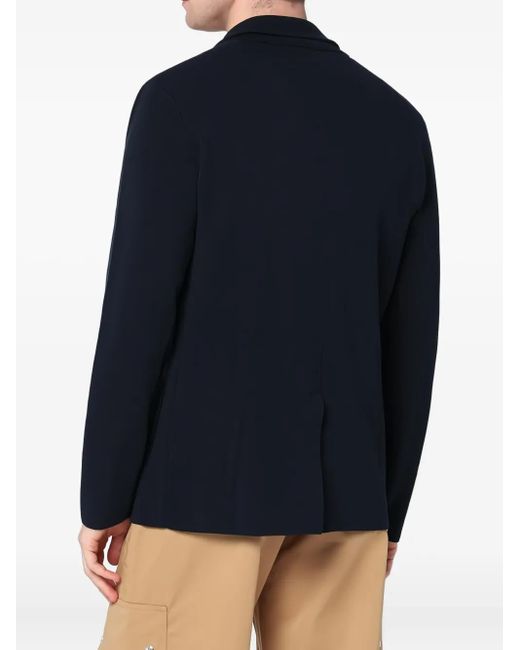 Roberto Collina Blue Single-Breasted Blazer for men