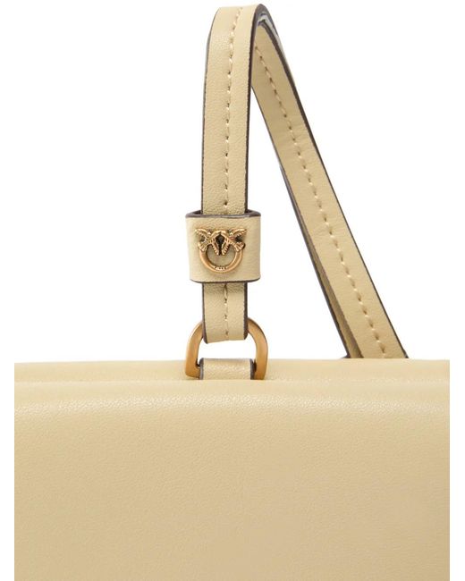 Pinko Natural Logo Leather Wallet