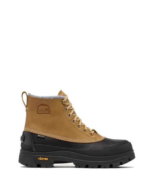 Sorel Blue Bottines Vernies À Lacets for men