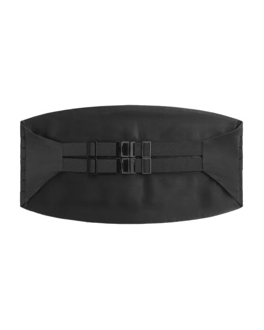 Dolce & Gabbana Black Pleated Cummerbund for men