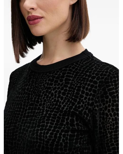 Joop! Black Tebra Tonal Print Dress