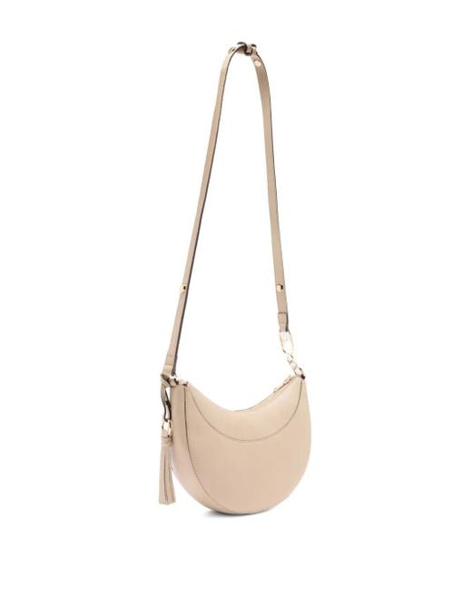 Liu Jo White Medium Tassel Crescent Cross Body Bag