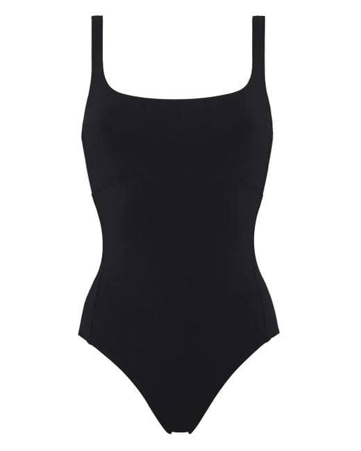 Eres Black Arnaque Square-Neck Swimsuit