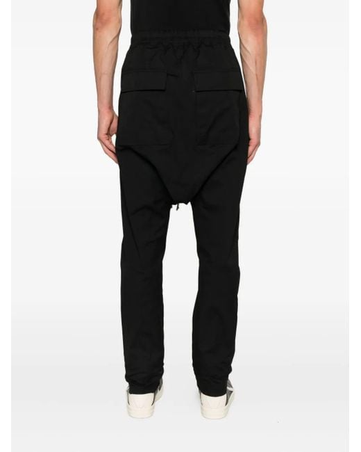 メンズ Rick Owens ドローストリング パンツ Black