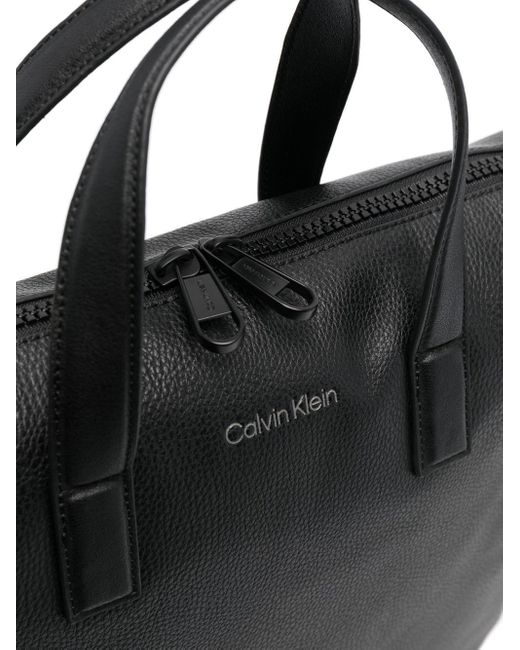 Maletín para portátil con logo grabado Calvin Klein de Tejido sintético de  color Negro para hombre | Lyst