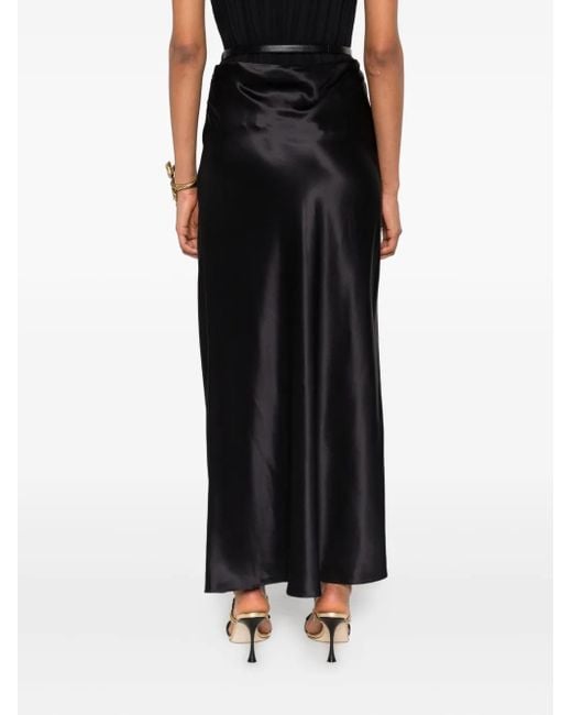 Tom Ford シルク マキシスカート Black