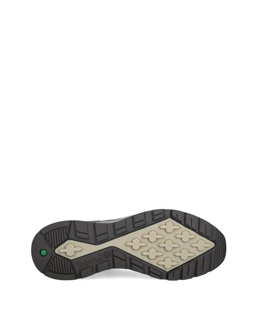 Timberland Gray Logo-Embossed Sneakers for men