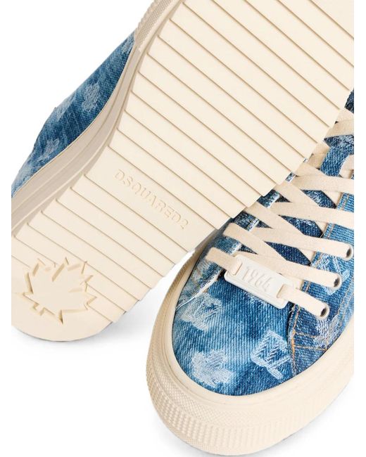 DSquared² Blue Berlin Sneakers for men