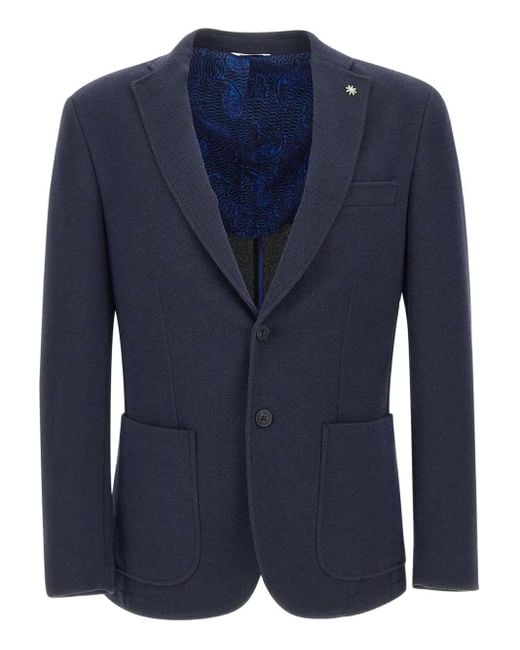 Manuel Ritz Einreihiges Sakko in Blue für Herren