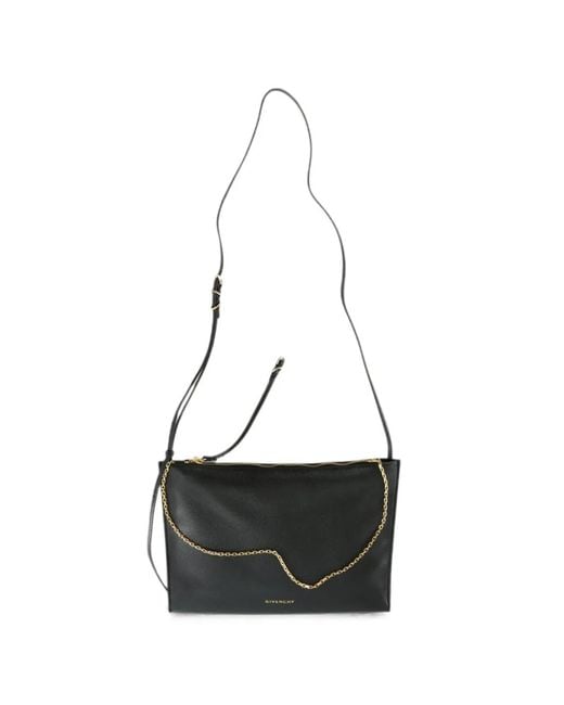 Givenchy White Sac À Bandoulière Voyou À Détail De Chaîne