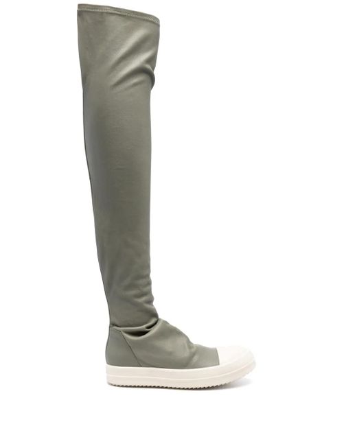 Rick Owens ハイストッキング スニーカー White