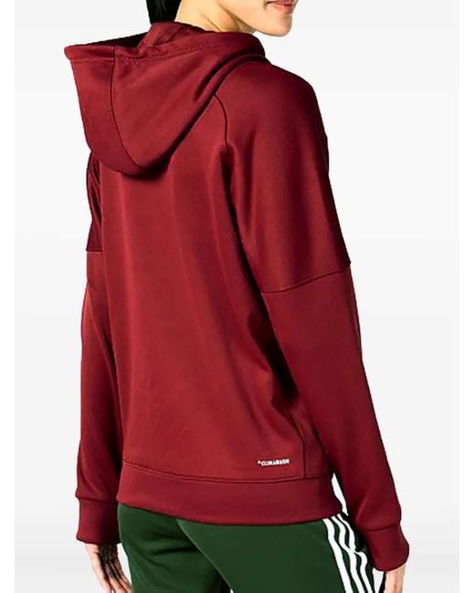 Adidas Red Originals Shine Logo Hoodie
