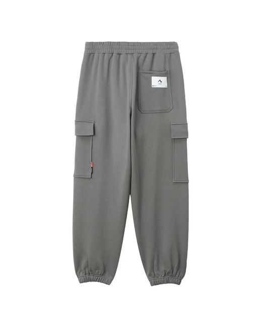 Izzue Gray Elasticated Cargo Pants for men