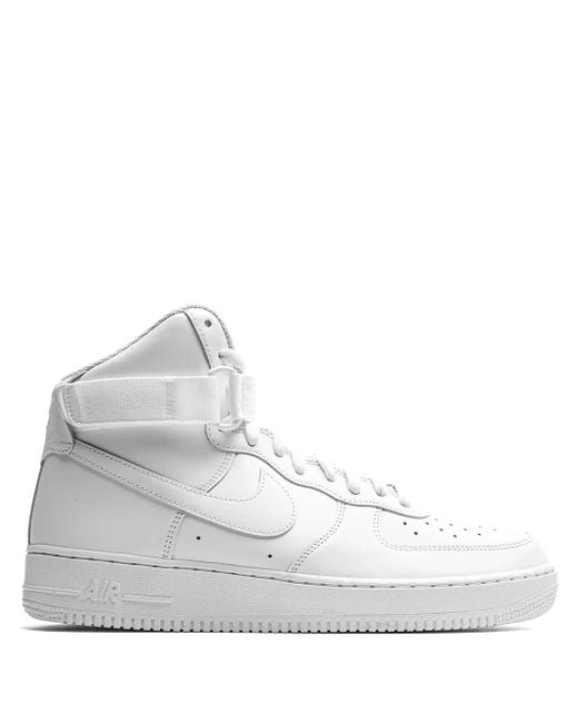 Nike White Air Force 1 High '07 "Triple" Sneakers for men