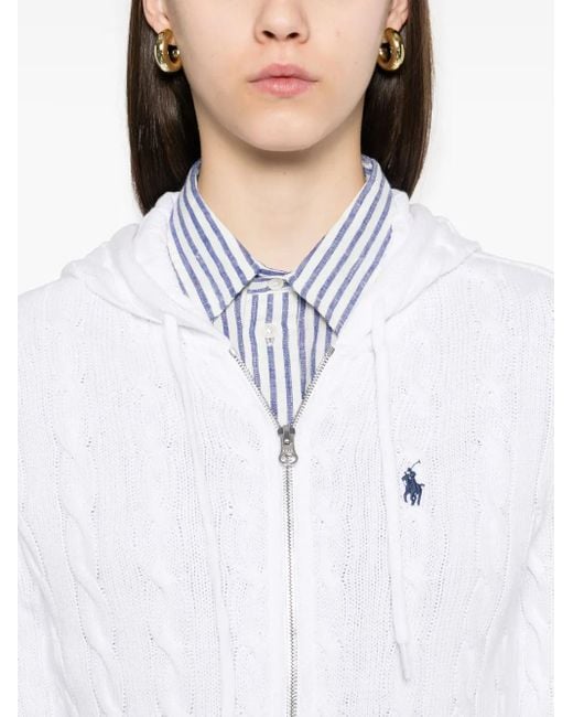 Polo Ralph Lauren White Sweaters