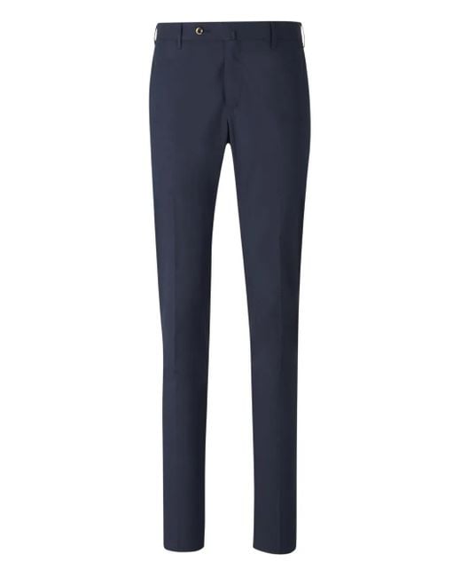 PT Torino Blue Concealed Fly And Button Fastening for men