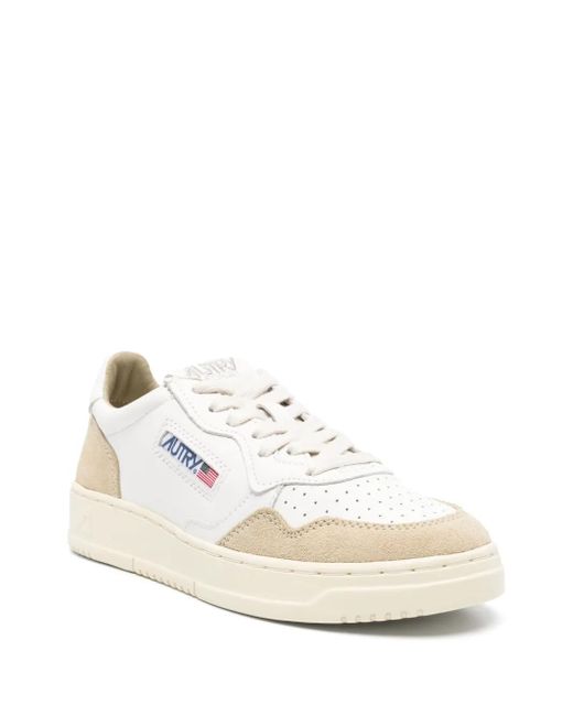Autry White Medalist Sneakers