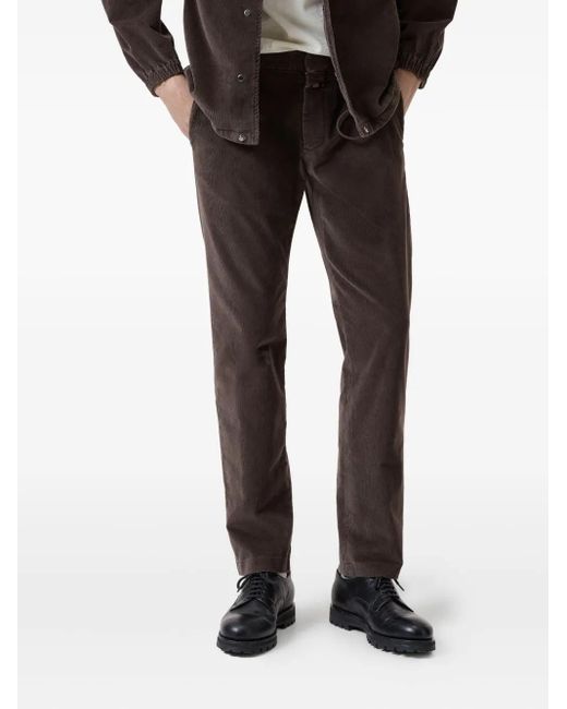 Closed Brown Clifton Corduroy Trousers for men