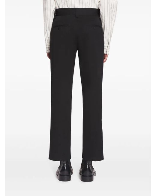 Lanvin Black Straight-leg Trousers for men
