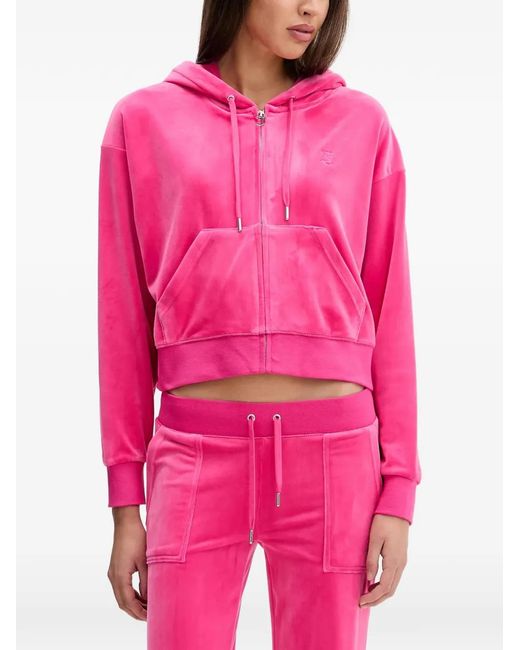 Juicy Couture Pink Zipped Hoodie
