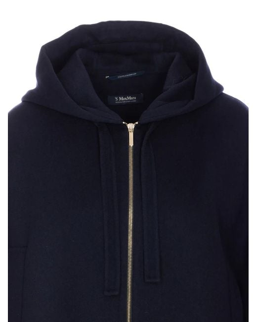 Max Mara Blue Leila Coat