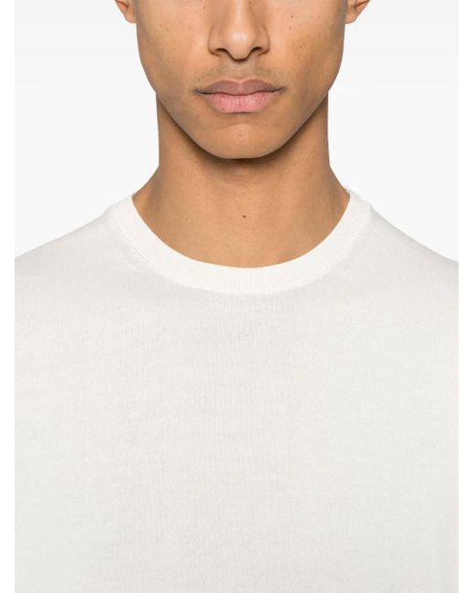 メンズ Daniele Fiesoli コットン プルオーバー White