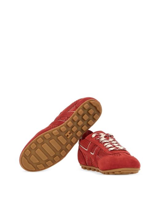 Baskets Olympia Hogan en coloris Red
