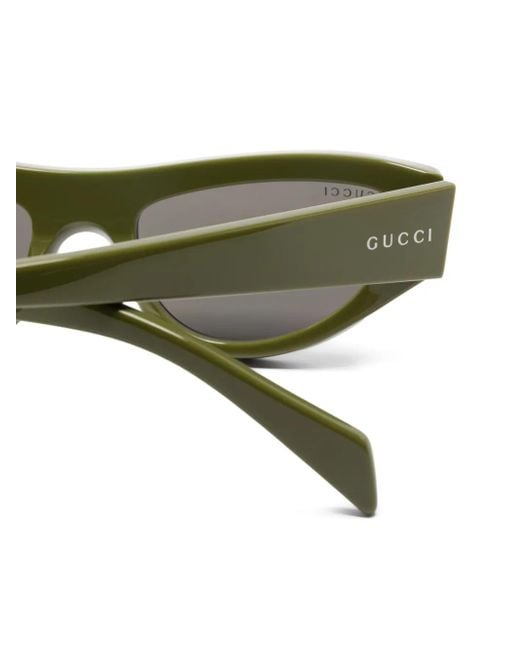 Gucci Gray Cat-Eye Sunglasses