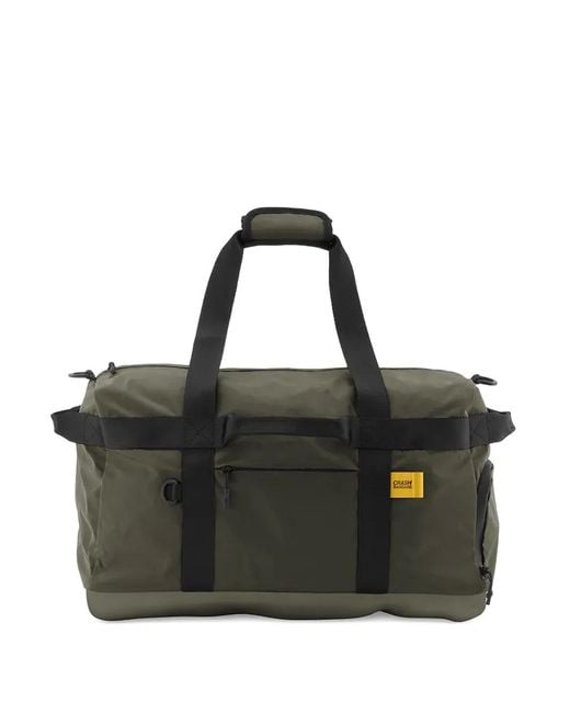 Crash Baggage Black Logo-Patch Luggage