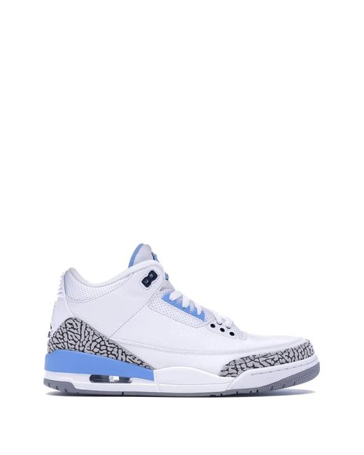 Nike White 3 Unc Pe Pattern Sneakers for men