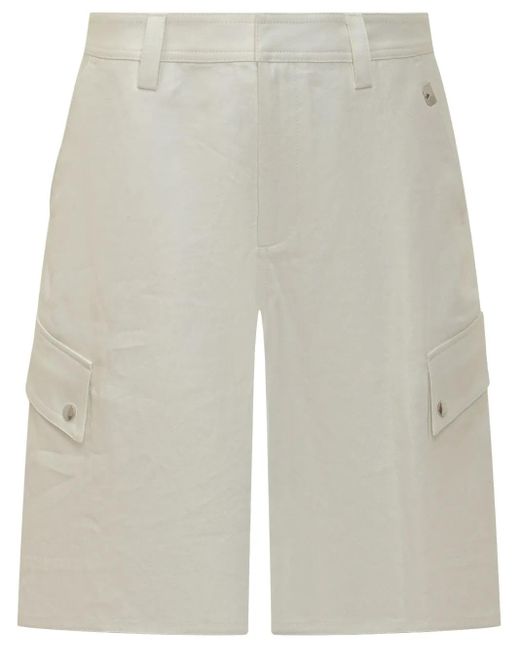 Off-White c/o Virgil Abloh Shorts aus Leinen in Natural für Herren