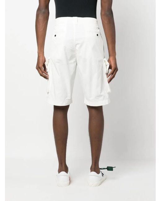 C P Company Shorts Met Logoplakkaat in het White voor heren