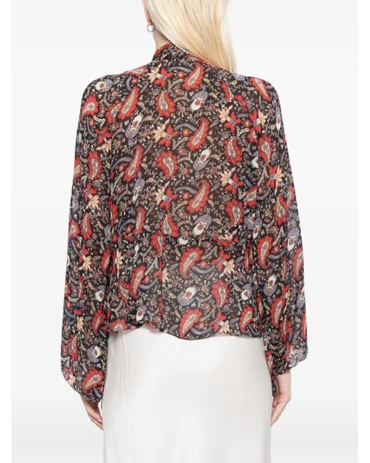Rixo Uma Valverde Blouse in het Brown