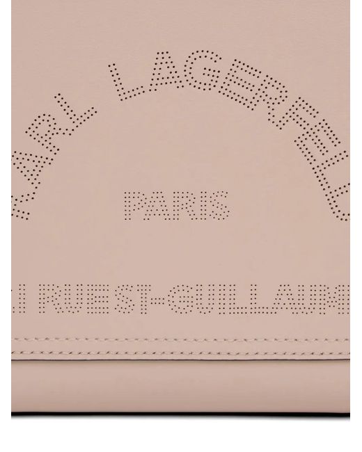 Karl Lagerfeld Natural Sac Cabas K/Daily À Logo Perforé