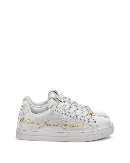 Versace Jeans Couture White Fondo Court 88 Sneakers